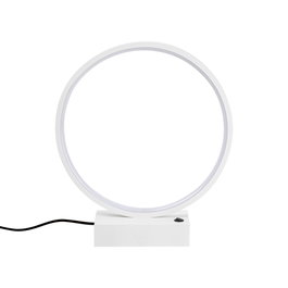 Opviq Halka - 13308 Lámpara de mesa blanca metálica